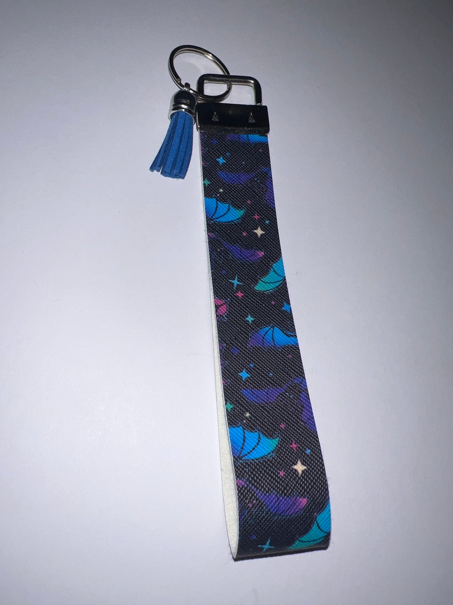 Halloween Bat Keychain Wristlet