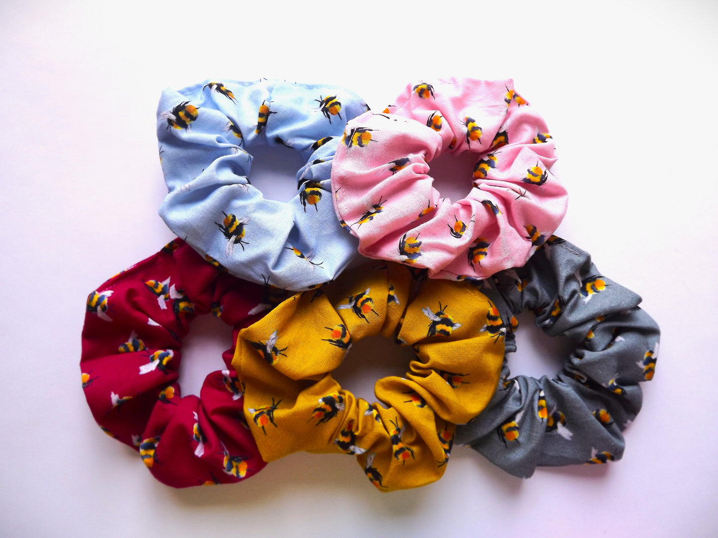 Bumblebee Bee Hair Scrunchie