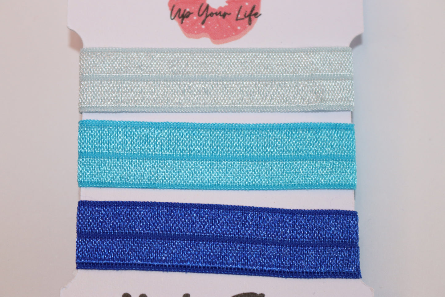 Blue Hair Ties Set