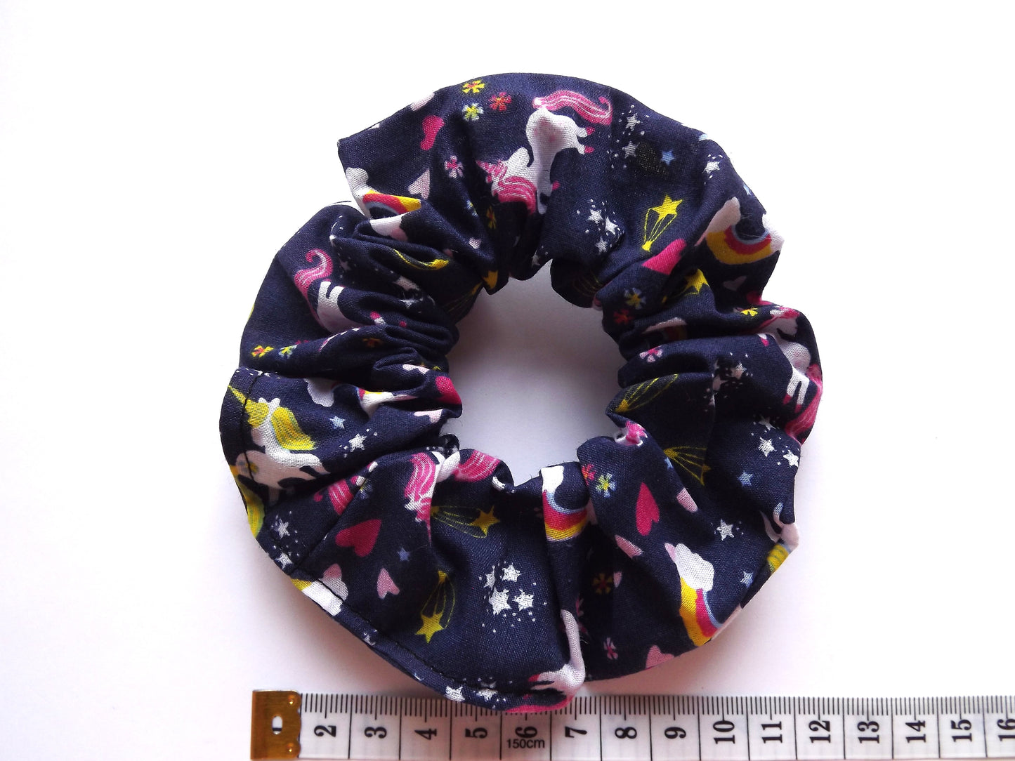 Blue Unicorn Hair Scrunchie