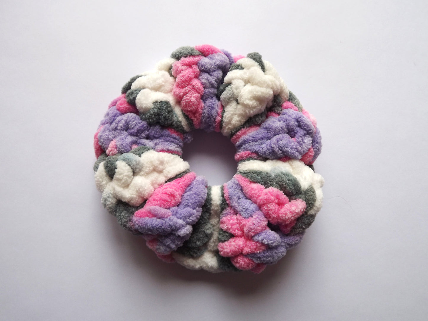 Cozy Crochet Hair Scrunchie