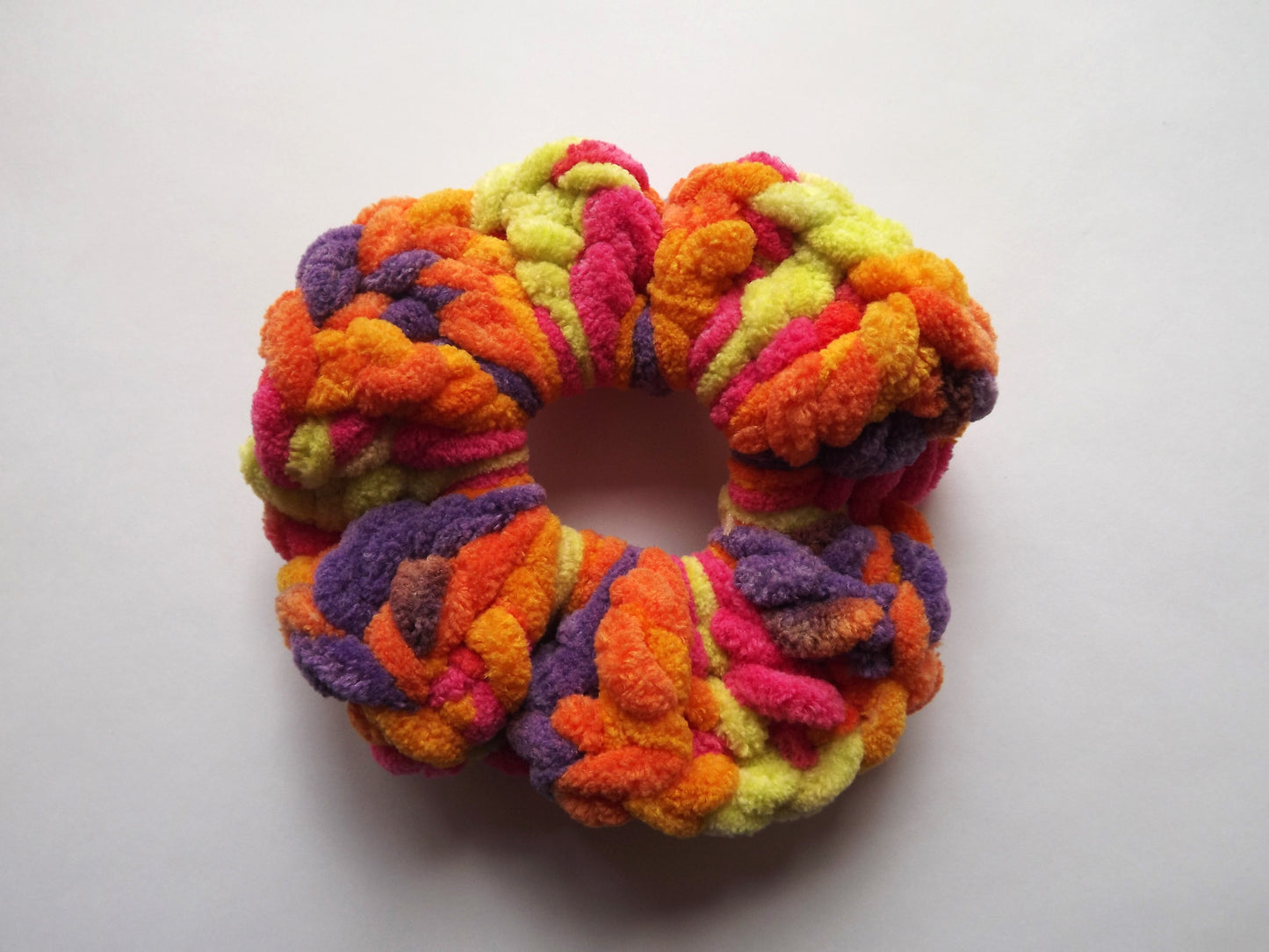 Cozy Crochet Hair Scrunchie