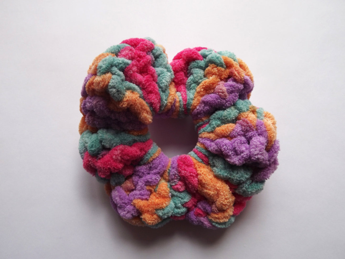 Cozy Crochet Hair Scrunchie