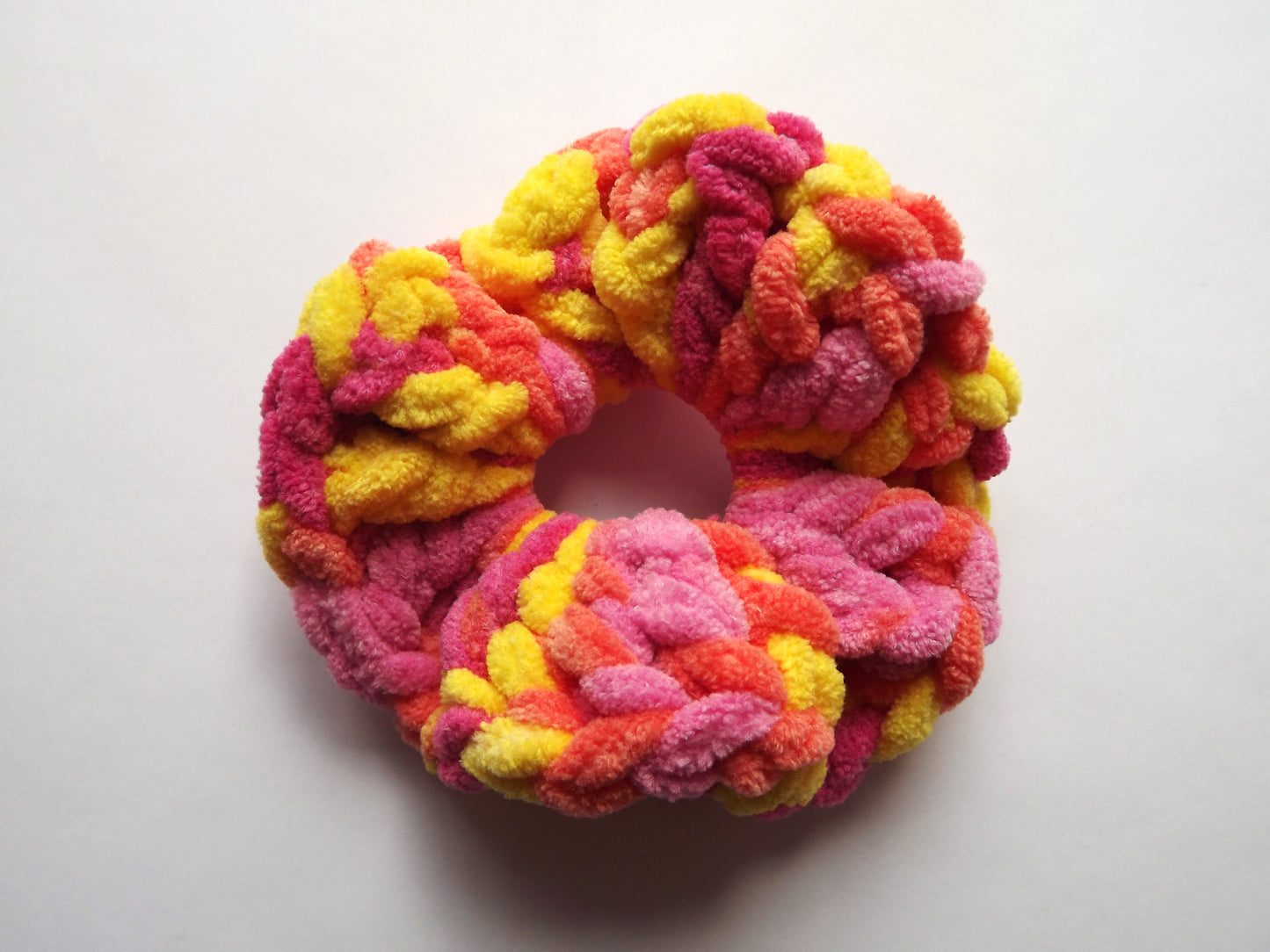 Cozy Crochet Hair Scrunchie