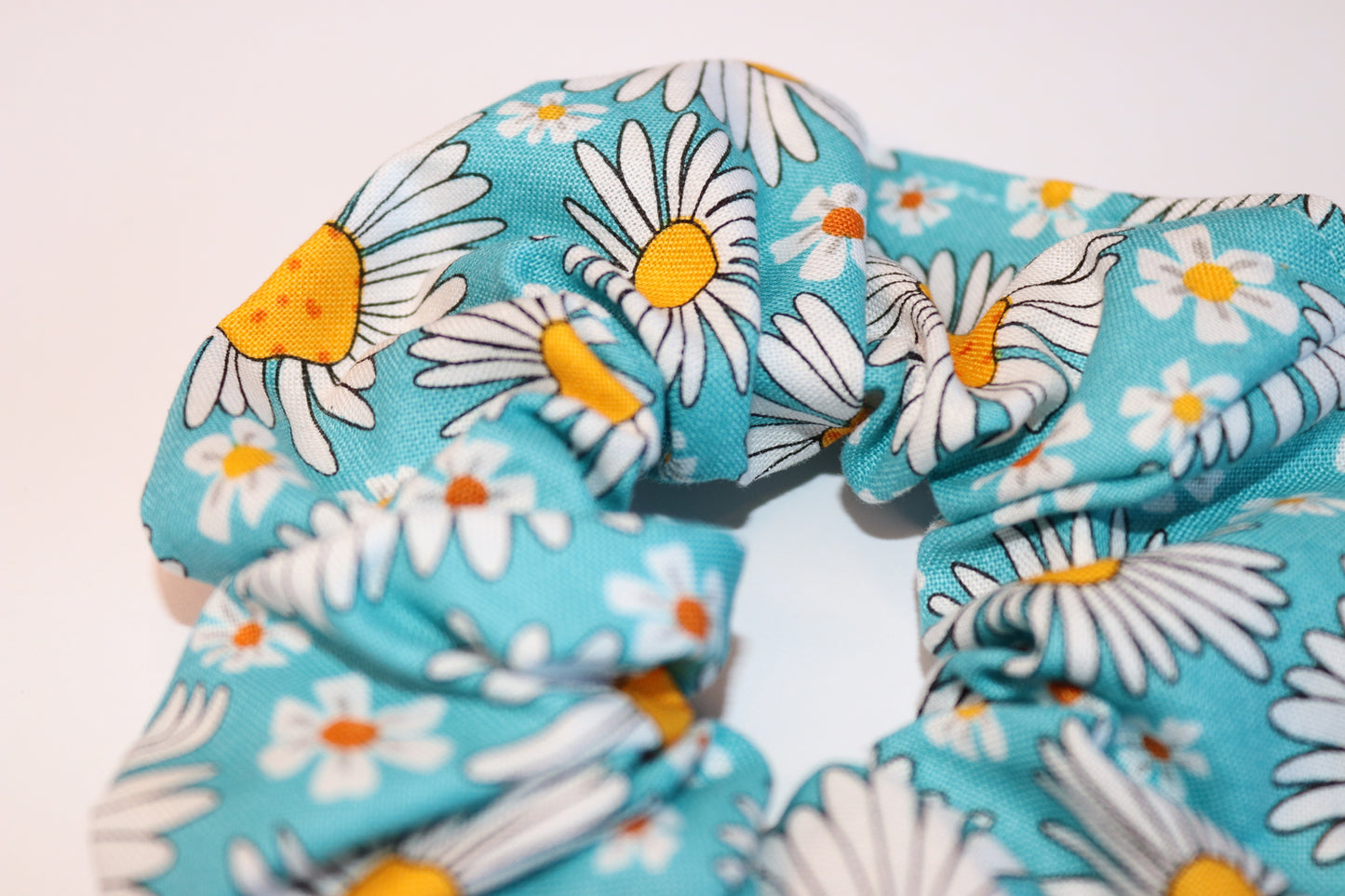 Daisy Hair Scrunchie