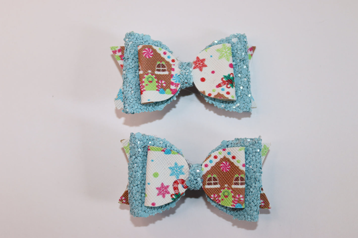 Gingerbread House Hair Bow