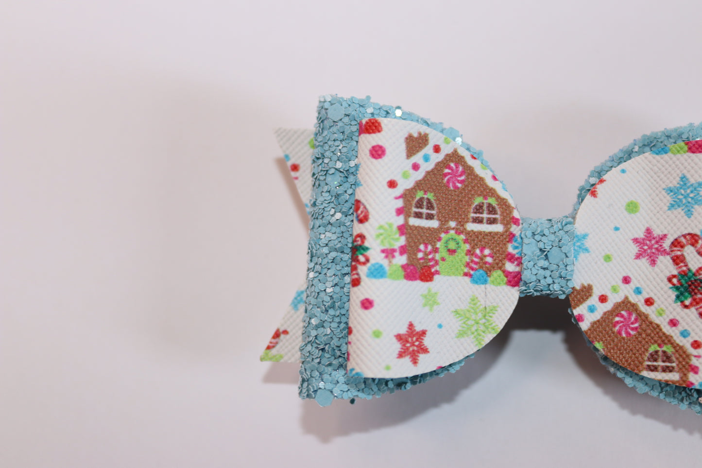 Gingerbread House Hair Bow