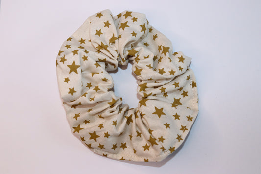 Gold Star Hair Scrunchie