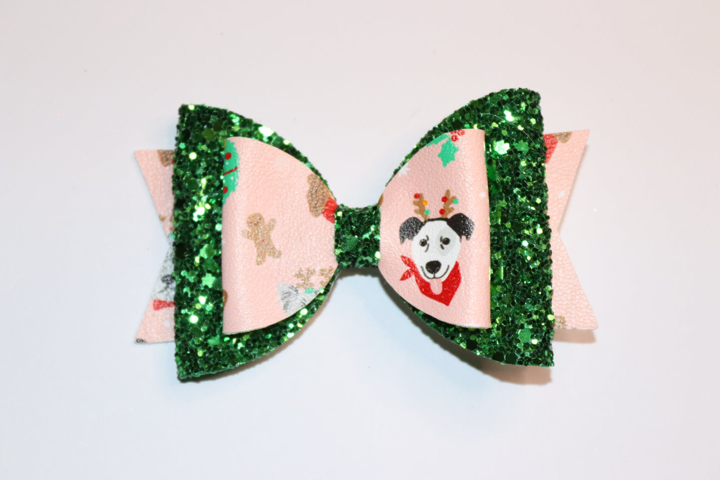 Christmas Dog Hair Bow