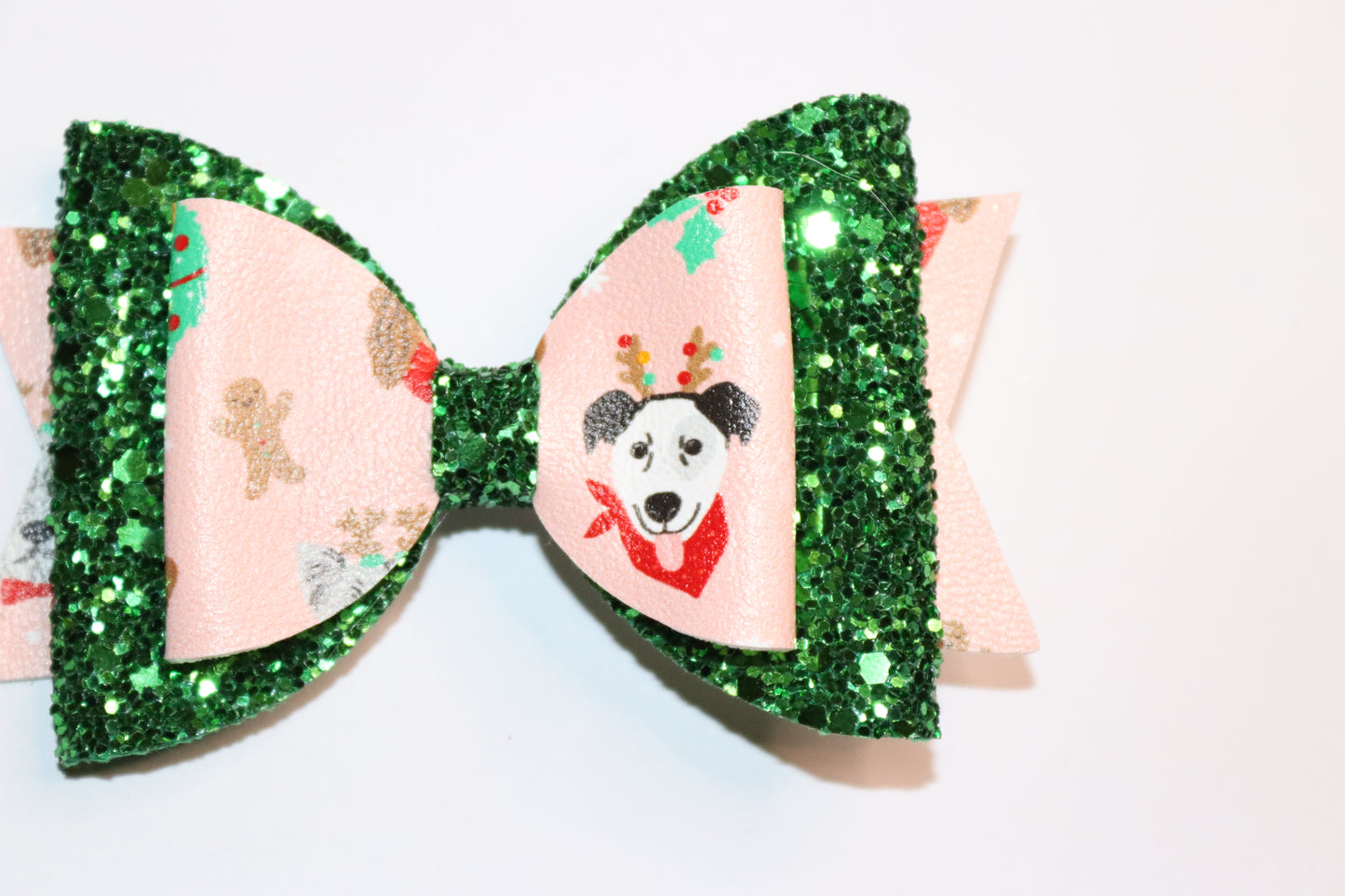 Christmas Dog Hair Bow