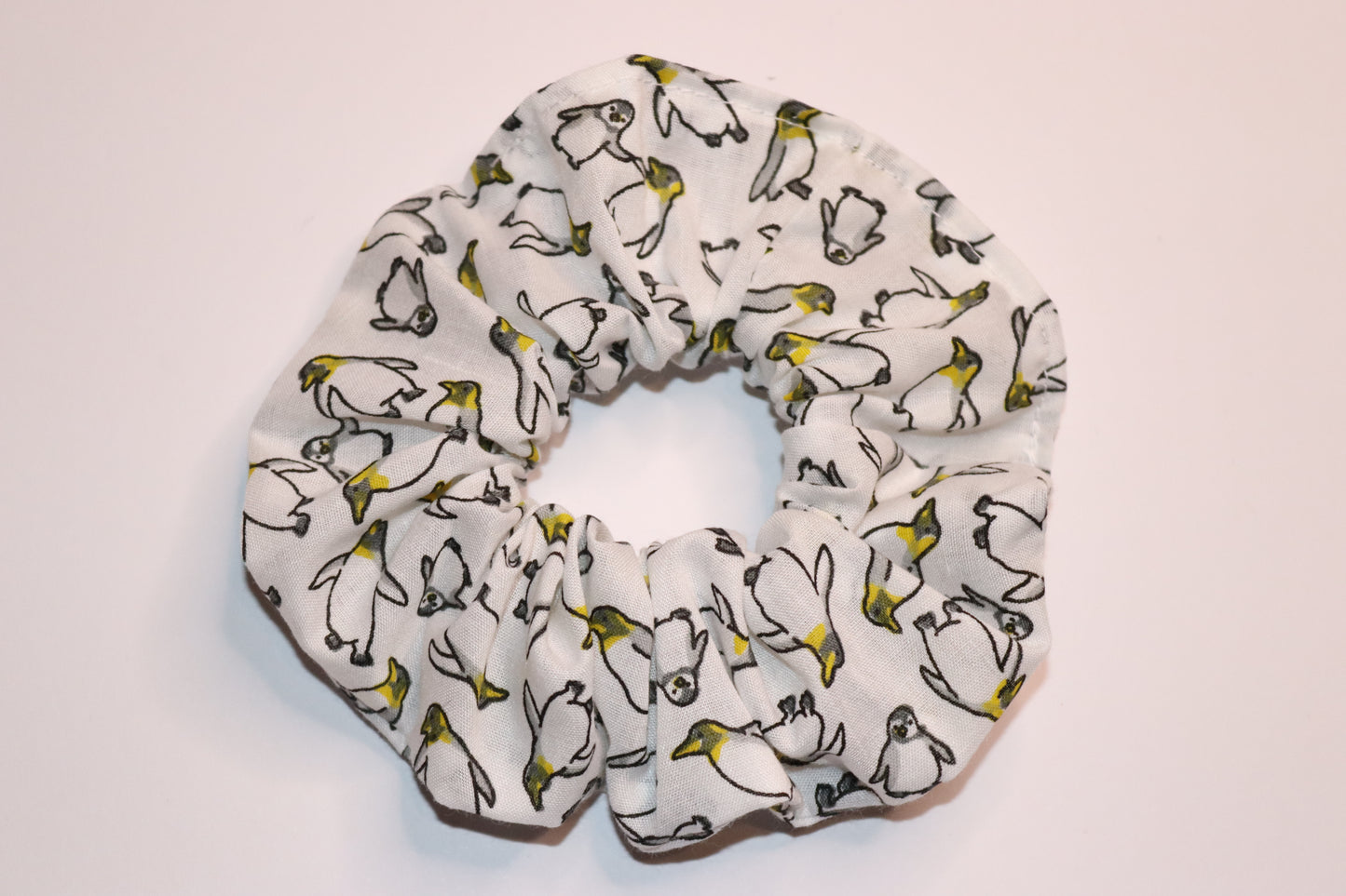 Penguin Winter Hair Scrunchie