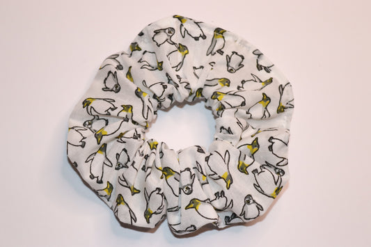 Penguin Winter Hair Scrunchie