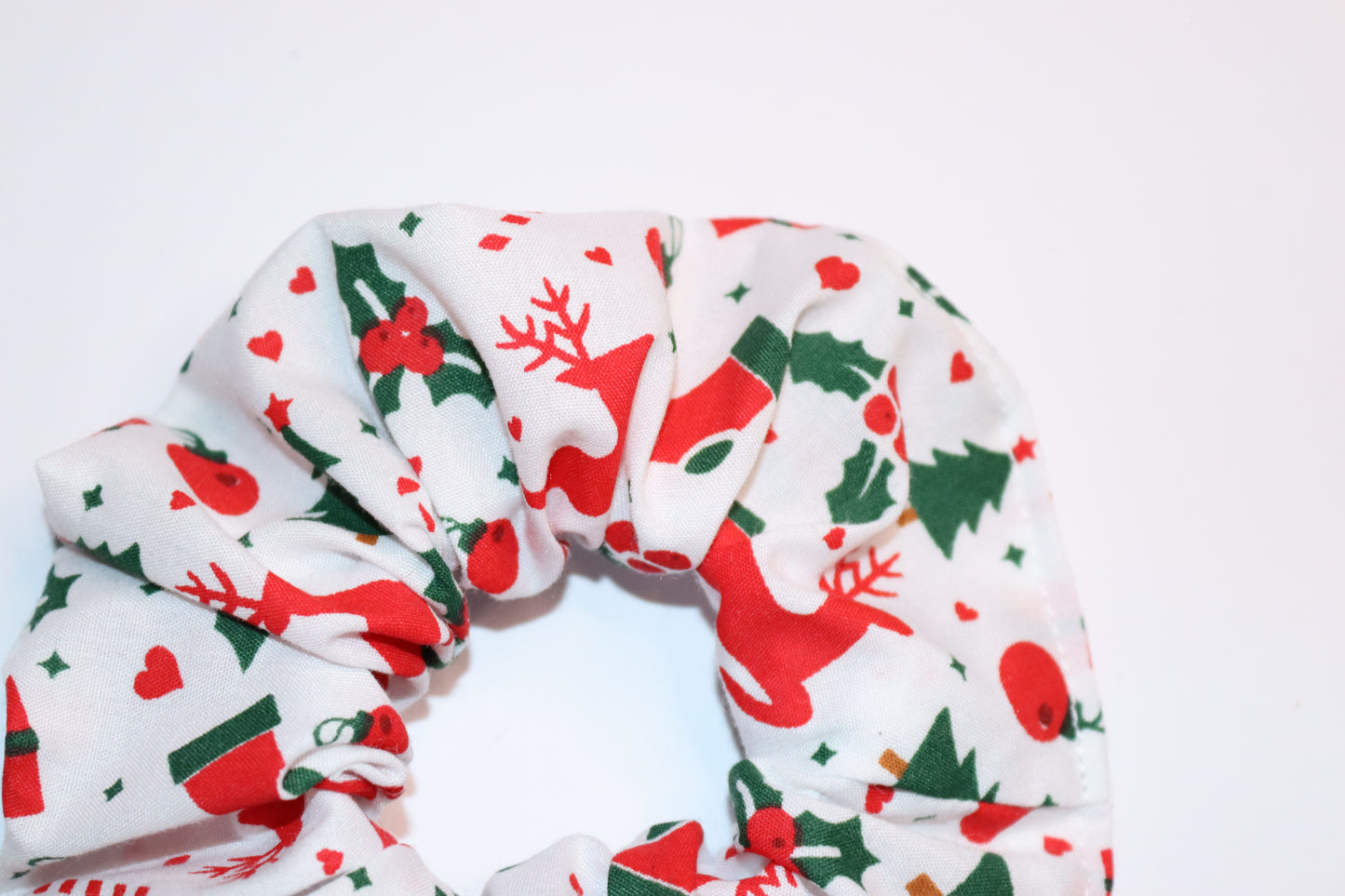 Mixed Christmas Symbol Hair Scrunchie