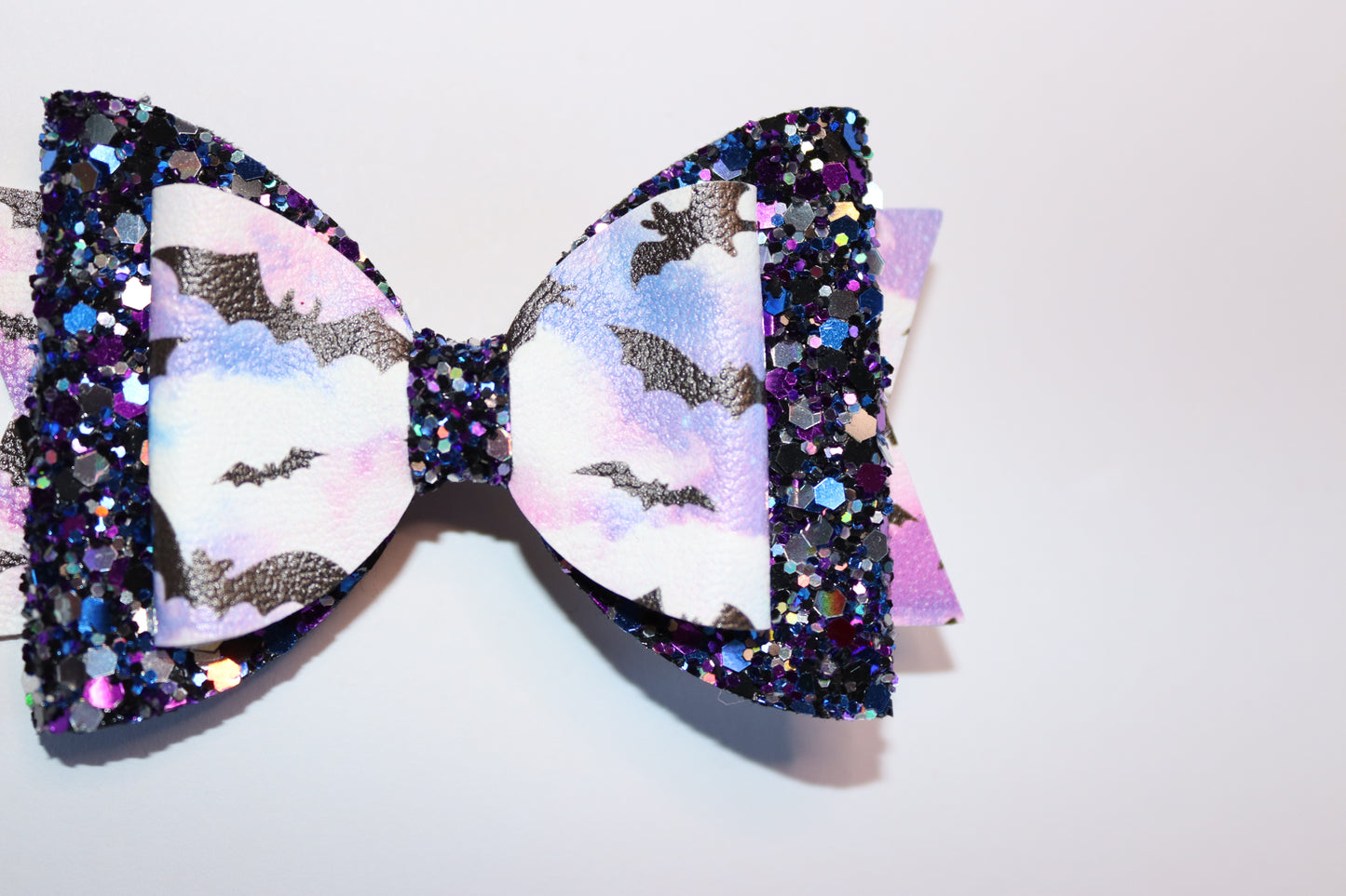 Bats In Night Sky Hair Bow