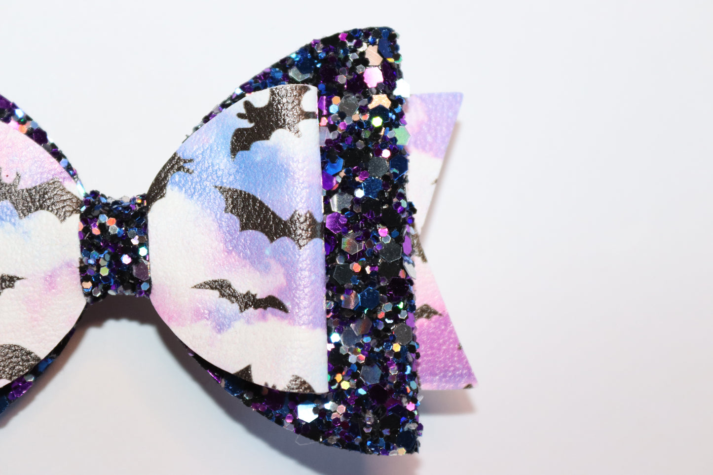 Bats In Night Sky Hair Bow