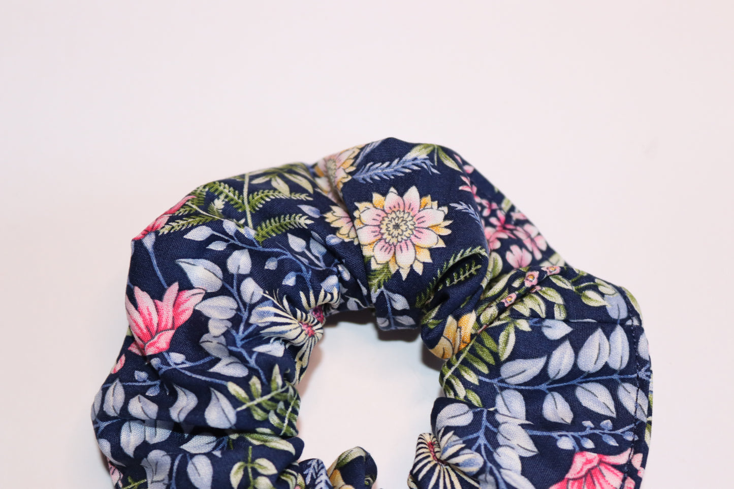 Botanical Print Hair Scrunchie