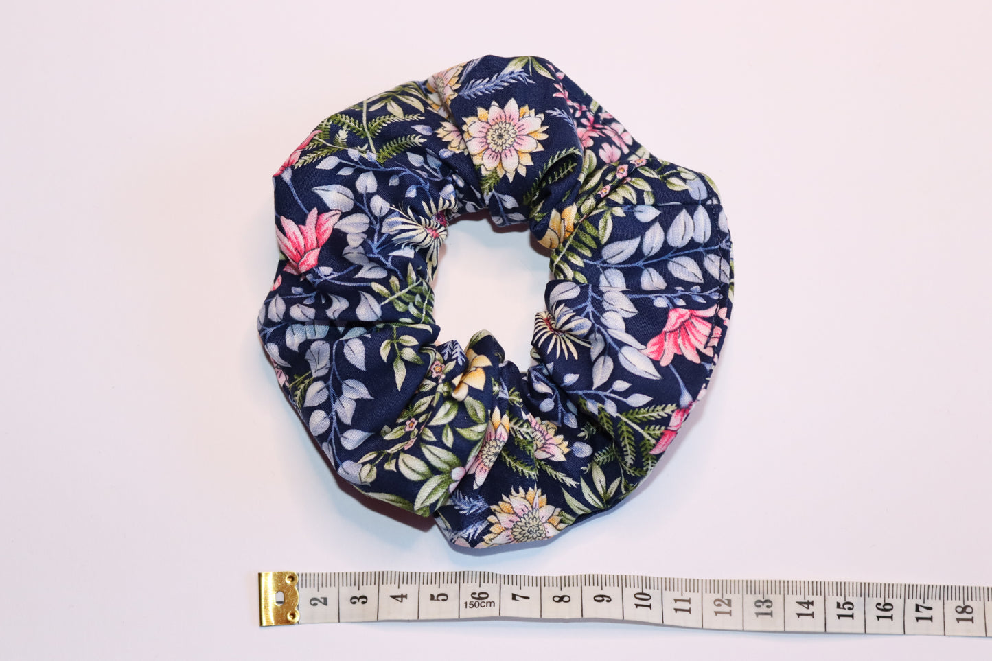 Botanical Print Hair Scrunchie