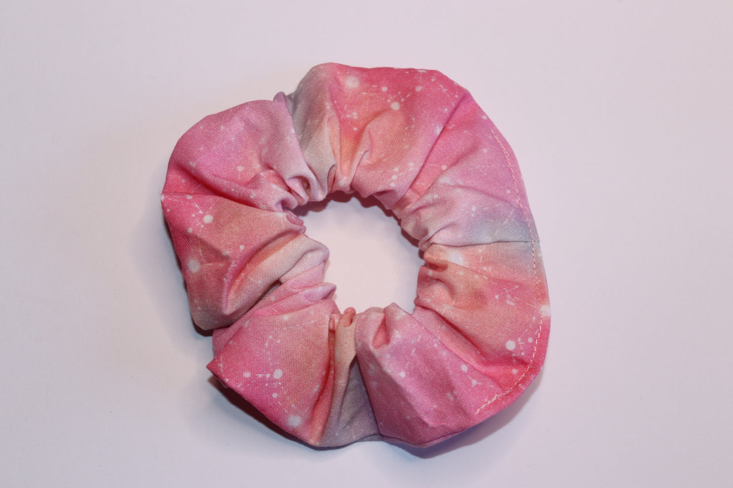 Pink Galaxy Hair Scrunchie