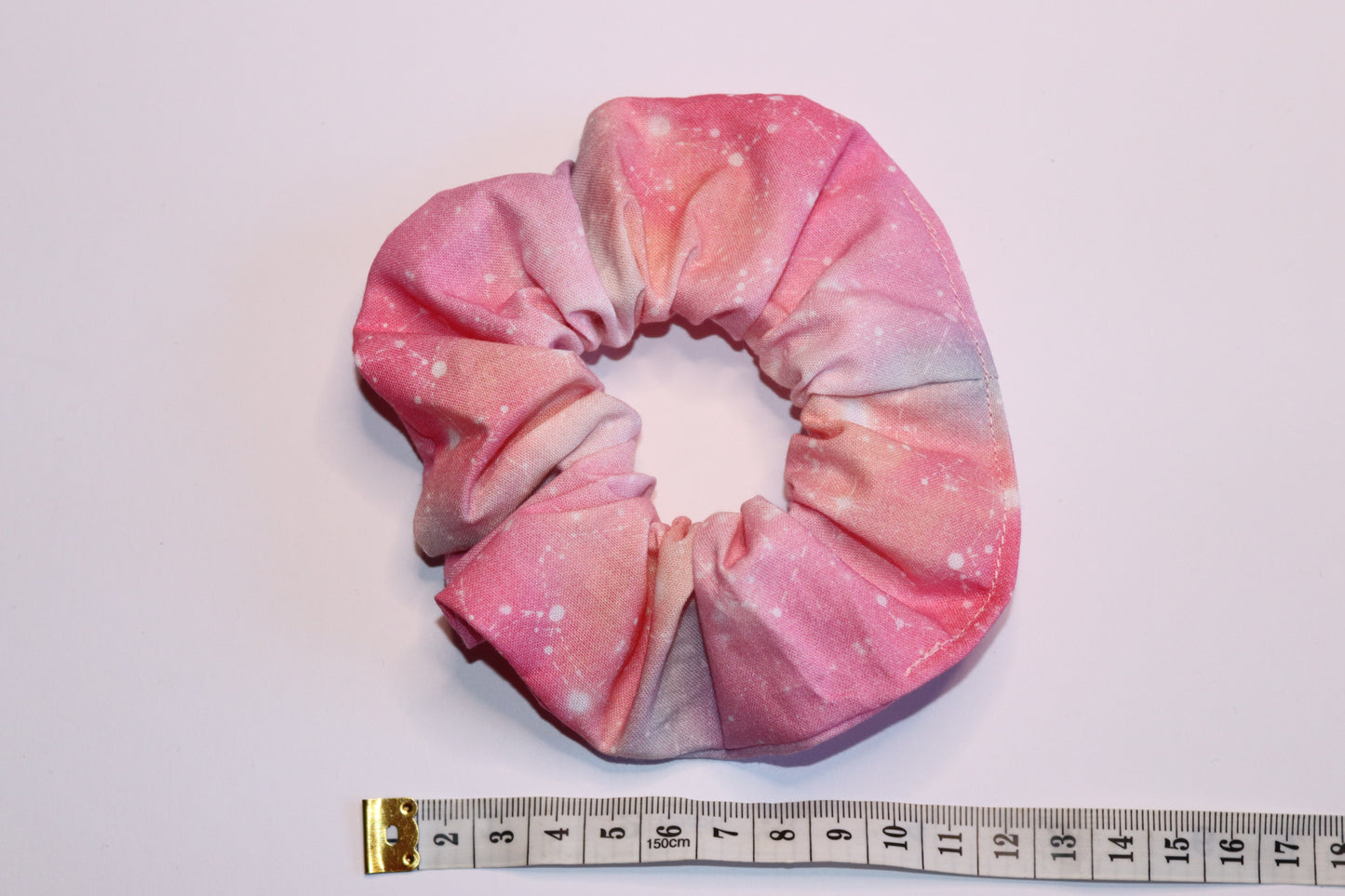 Pink Galaxy Hair Scrunchie