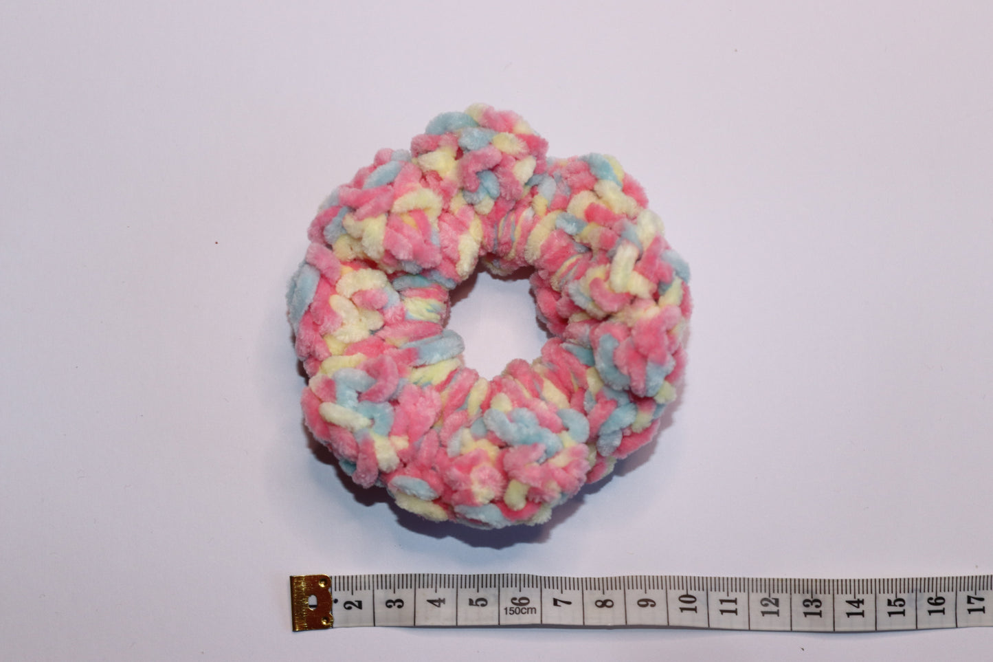 Sprinkle Crochet Hair Scrunchie