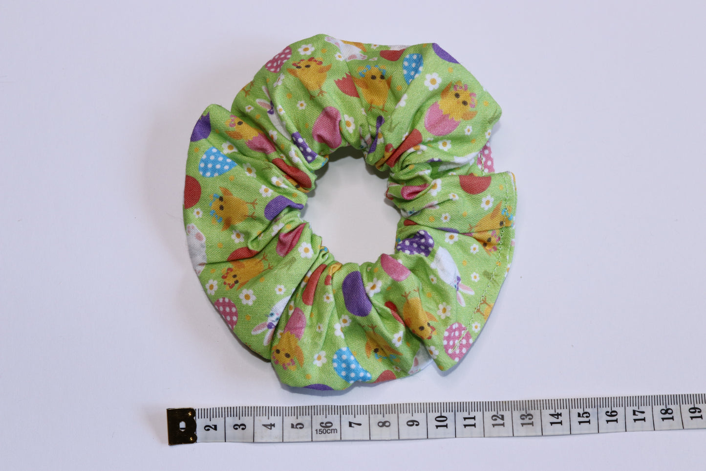 Green Chick Easter Hair Scrunchie