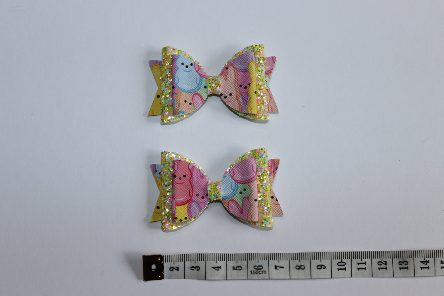 Multi-Coloured Bunny Hair Bow