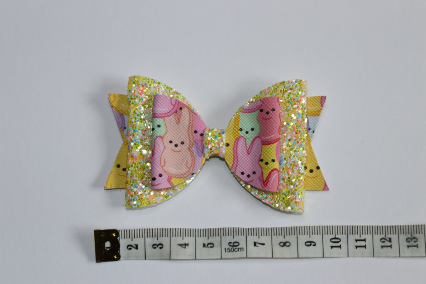 Multi-Coloured Bunny Hair Bow