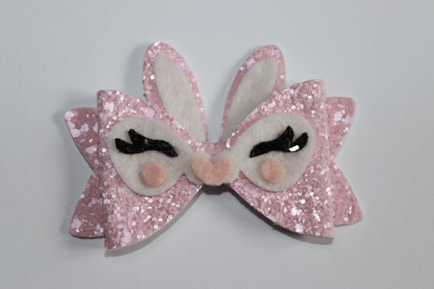 Bunny Face And Bunny Bum Easter Hair Bow