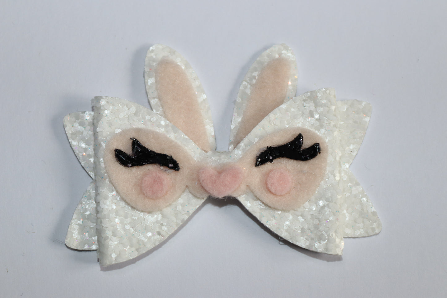 Bunny Face And Bunny Bum Easter Hair Bow