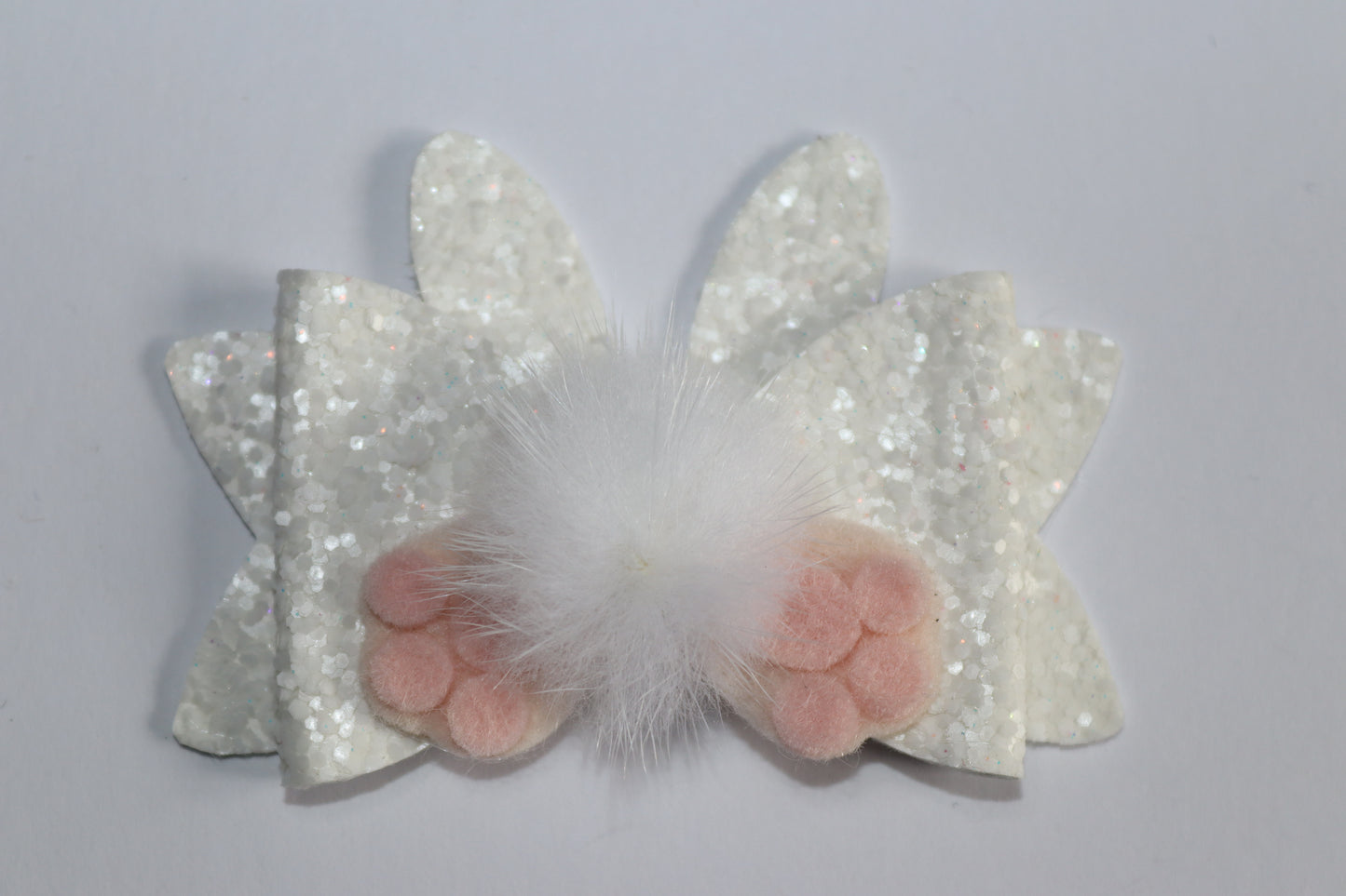 Bunny Face And Bunny Bum Easter Hair Bow