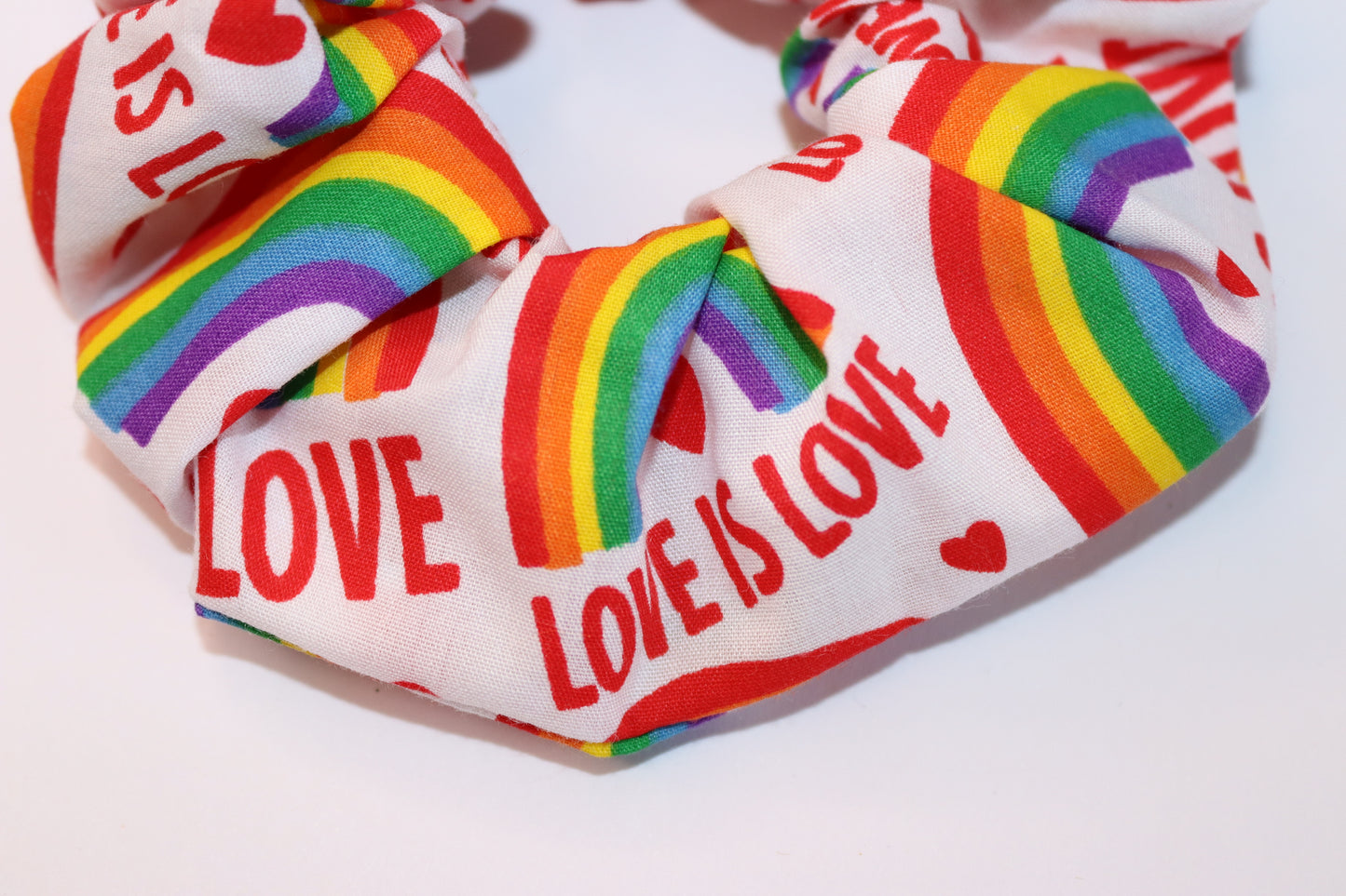 Love Is Love Pride Hair Scrunchie