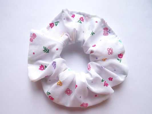 Mini Flower Hair Scrunchie