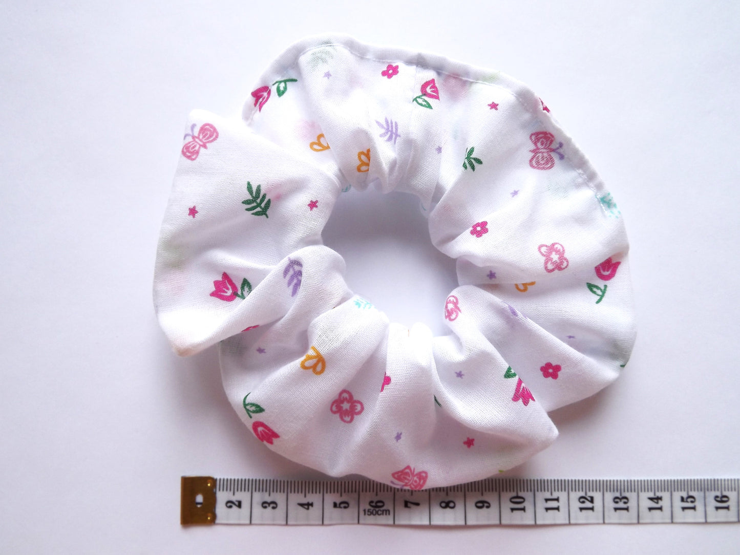 Mini Flower Hair Scrunchie