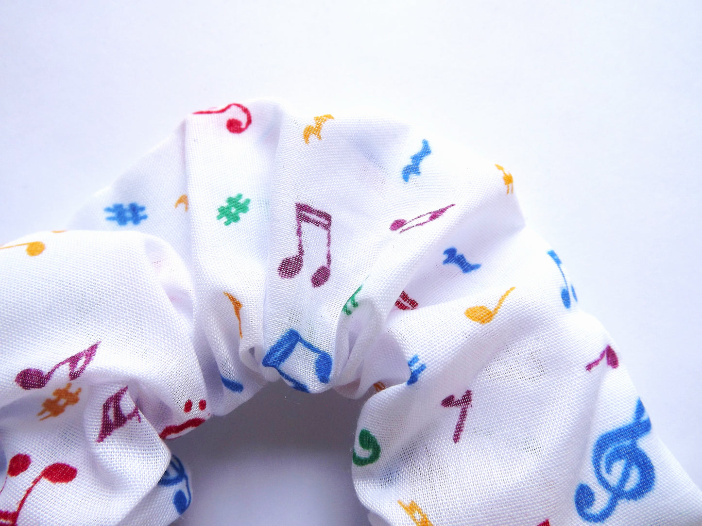 Music Note Hair Scrunchie