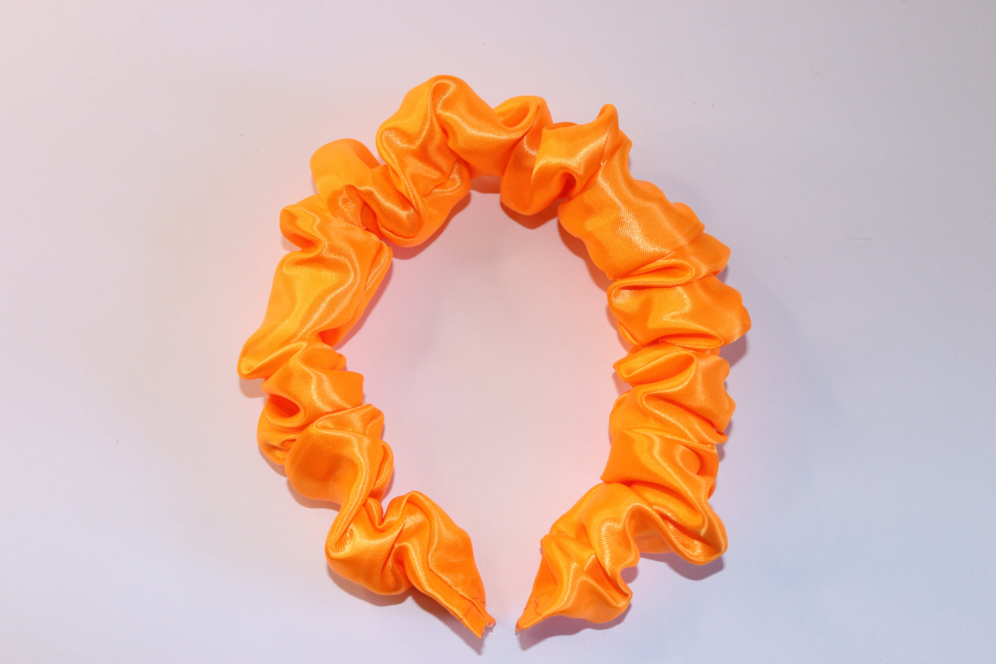 Orange Scrunchie Headband