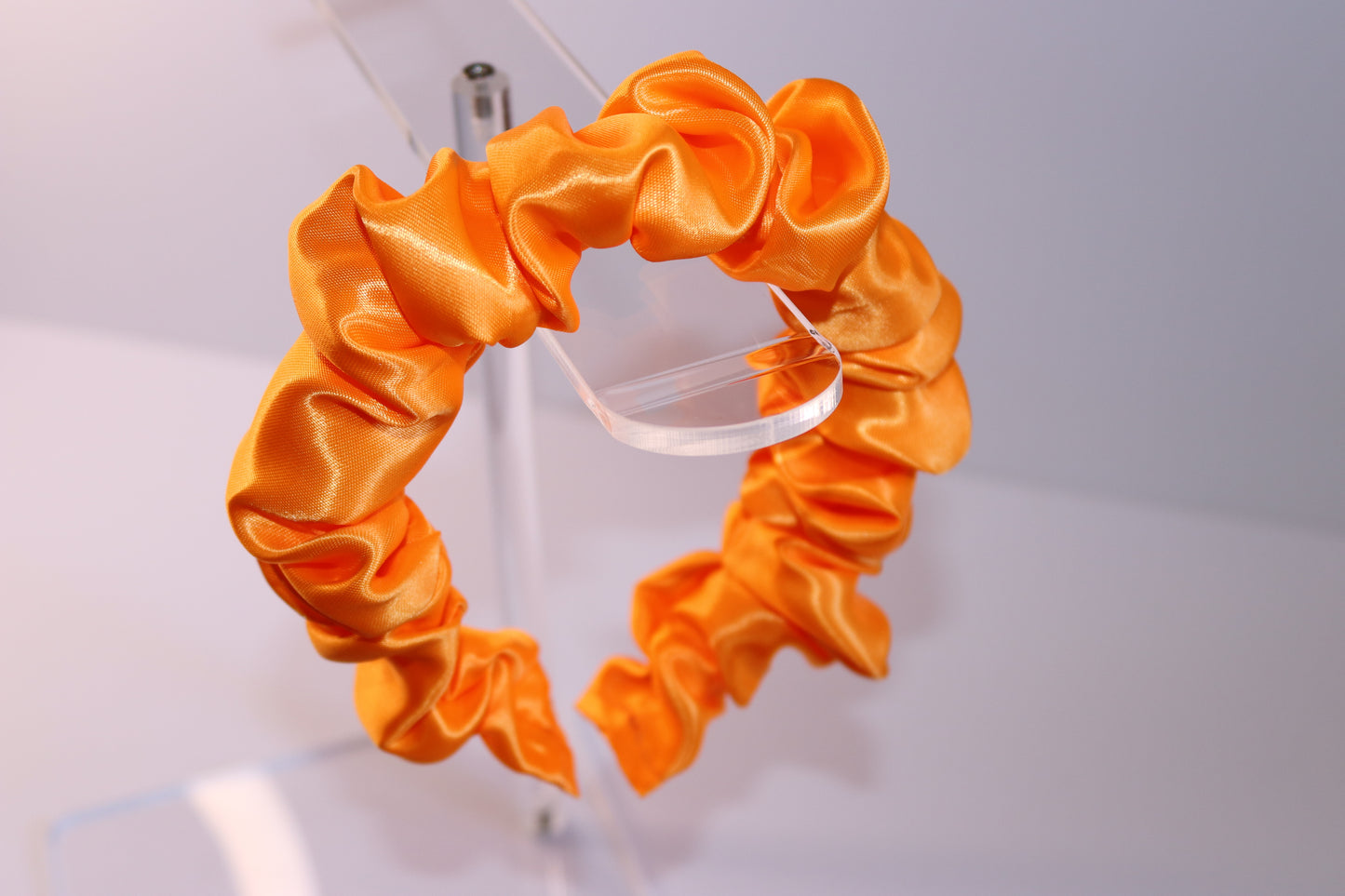 Orange Scrunchie Headband