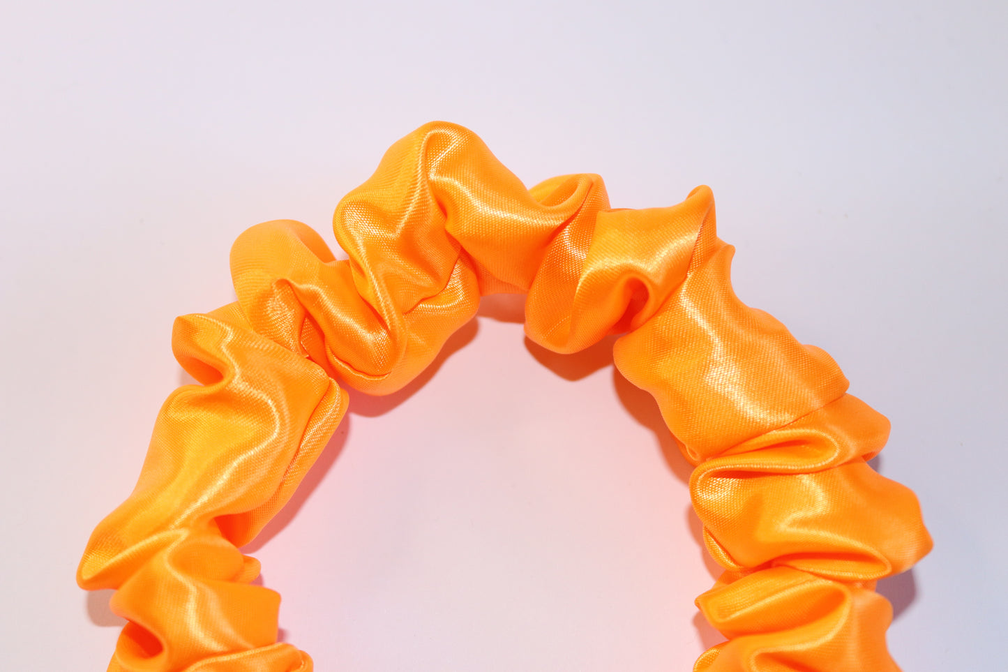 Orange Scrunchie Headband