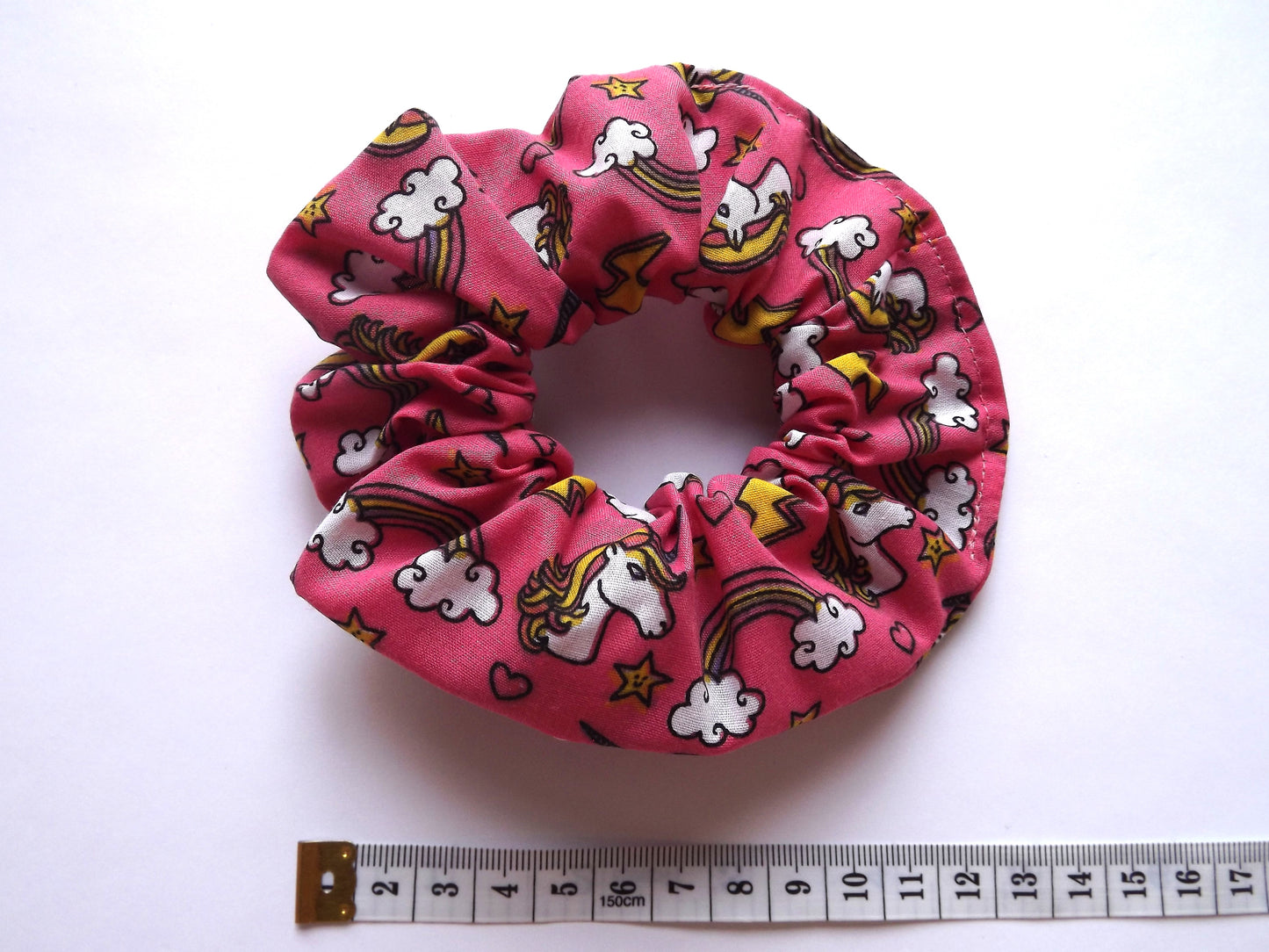 Pink Unicorn Hair Scrunchie