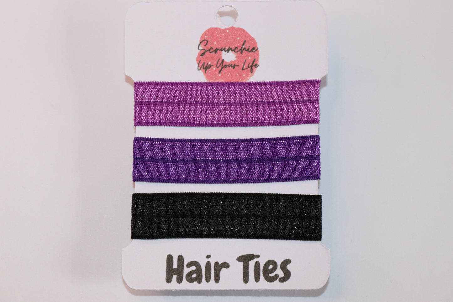 Purple Hair Ties