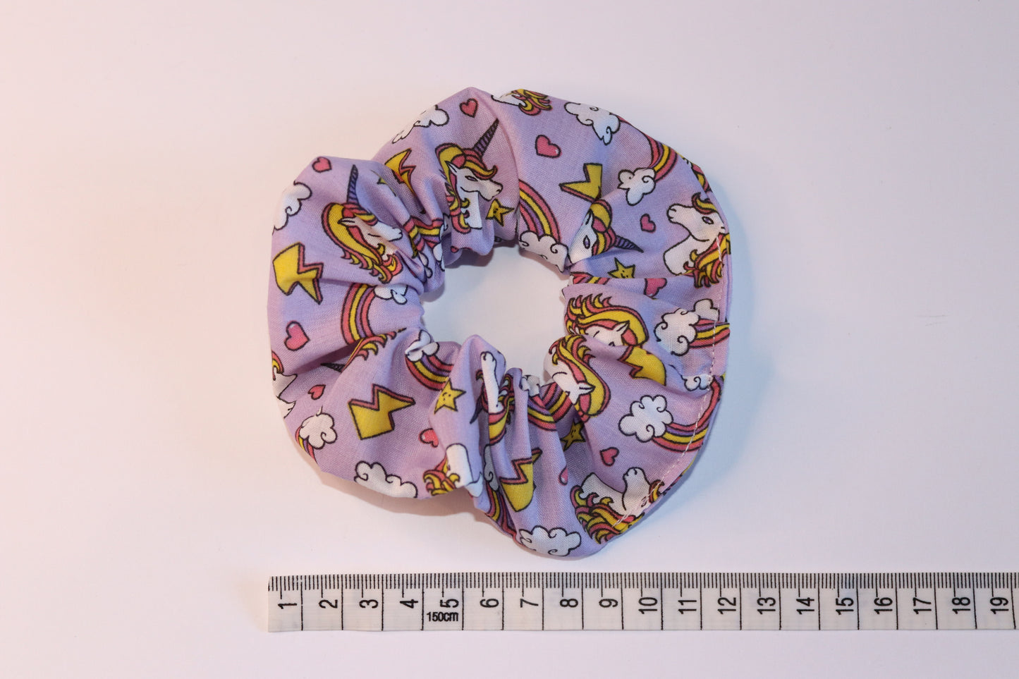 Purple Unicorn Hair Scrunchie