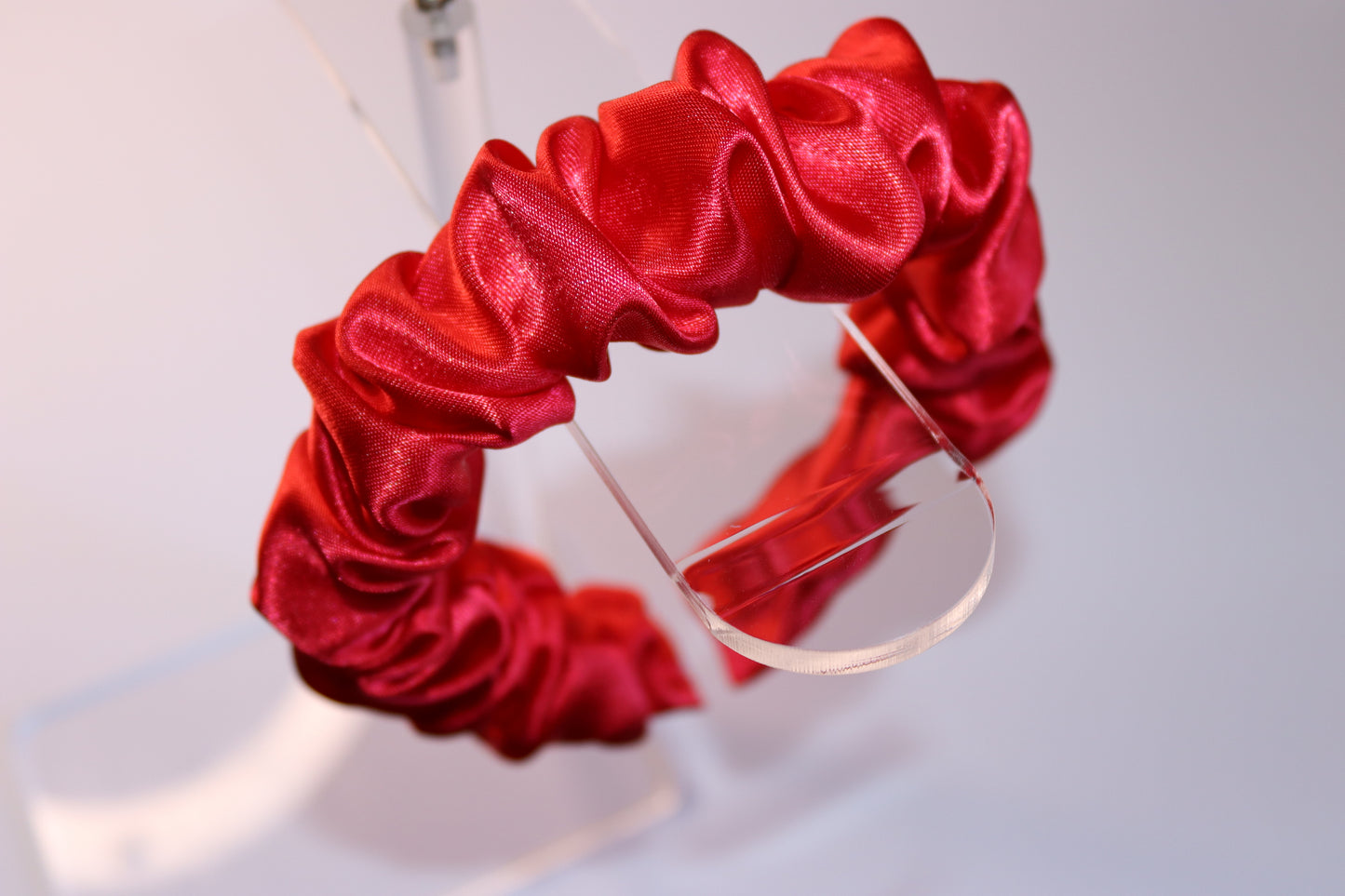 Red Scarlet Scrunchie Headband