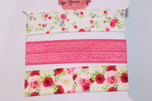 Rose Hair Ties