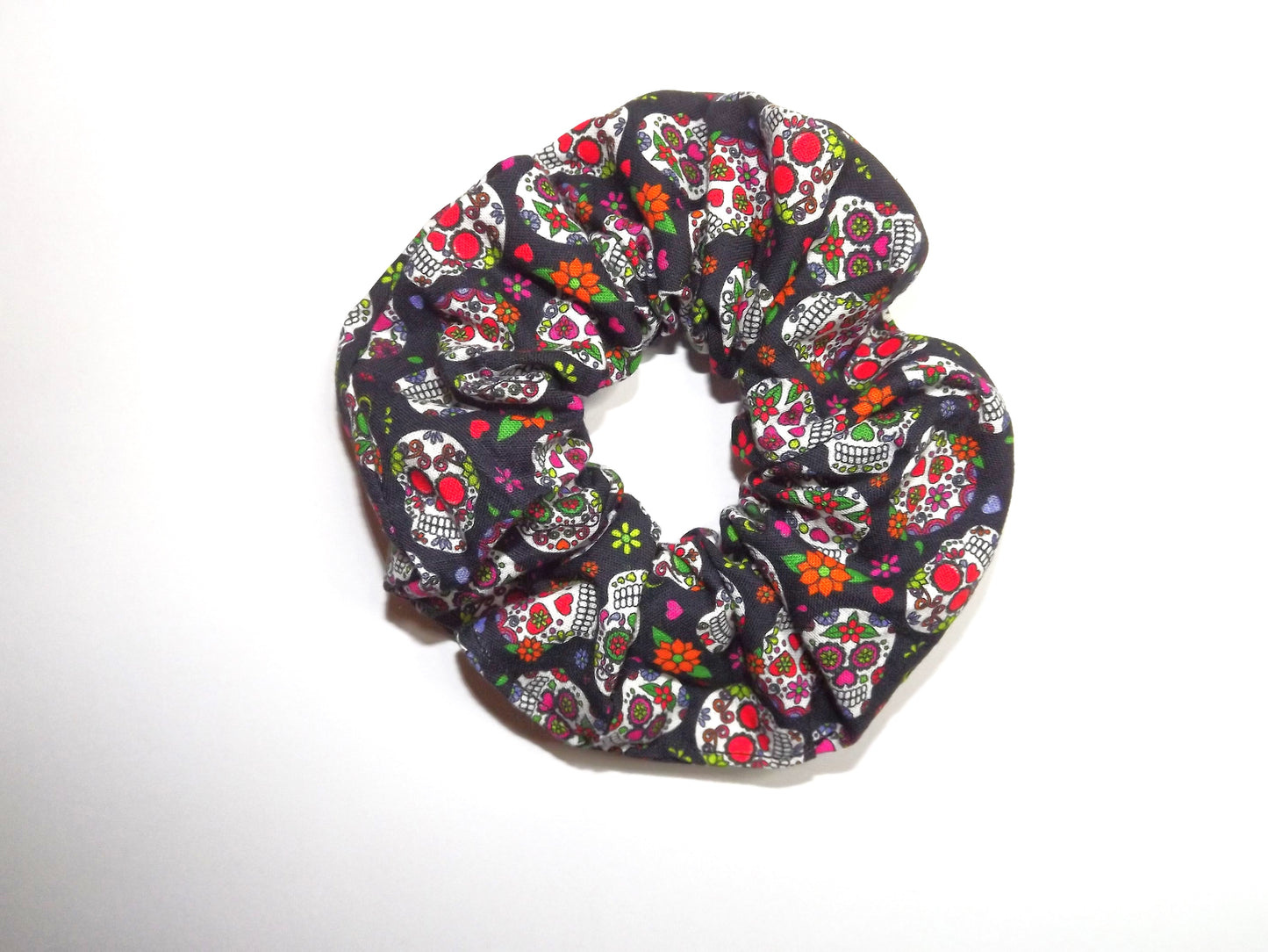 Sugar Skull Hair Scrunchie