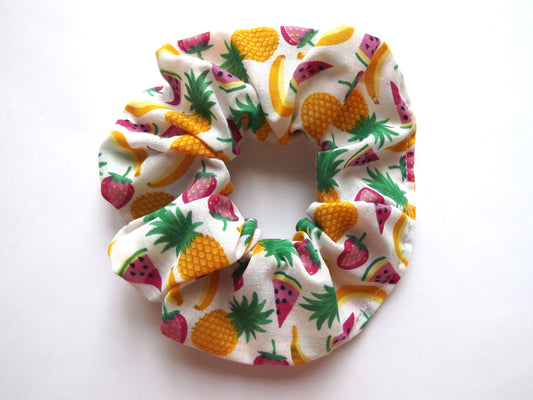 Tropical Fruit Hair Scrunchie