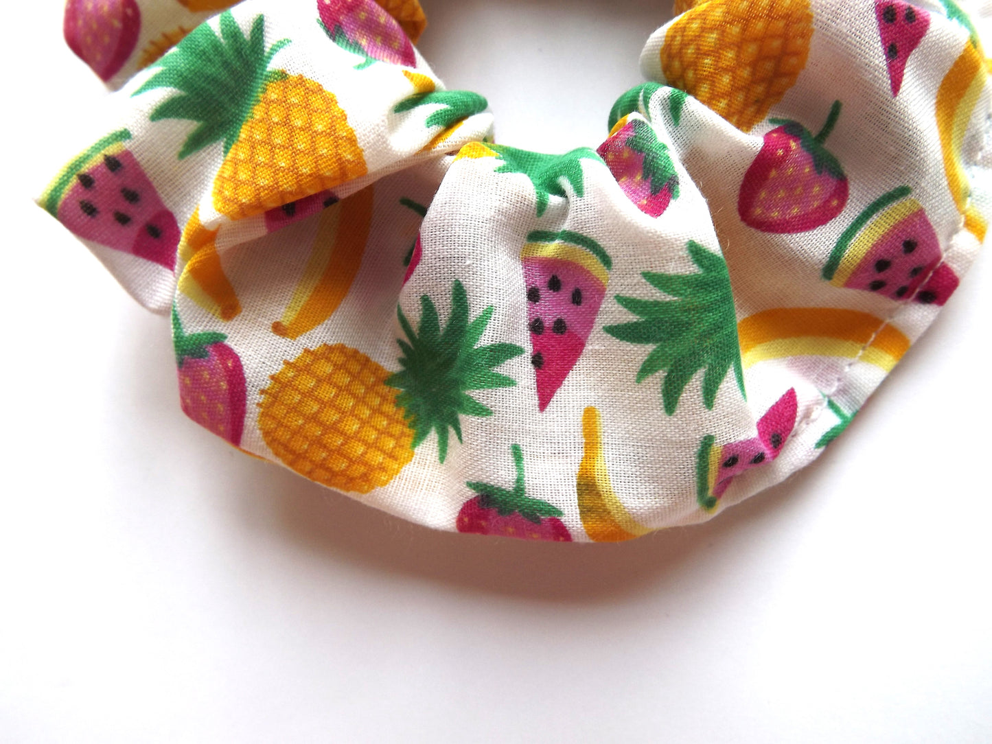 Tropical Fruit Hair Scrunchie