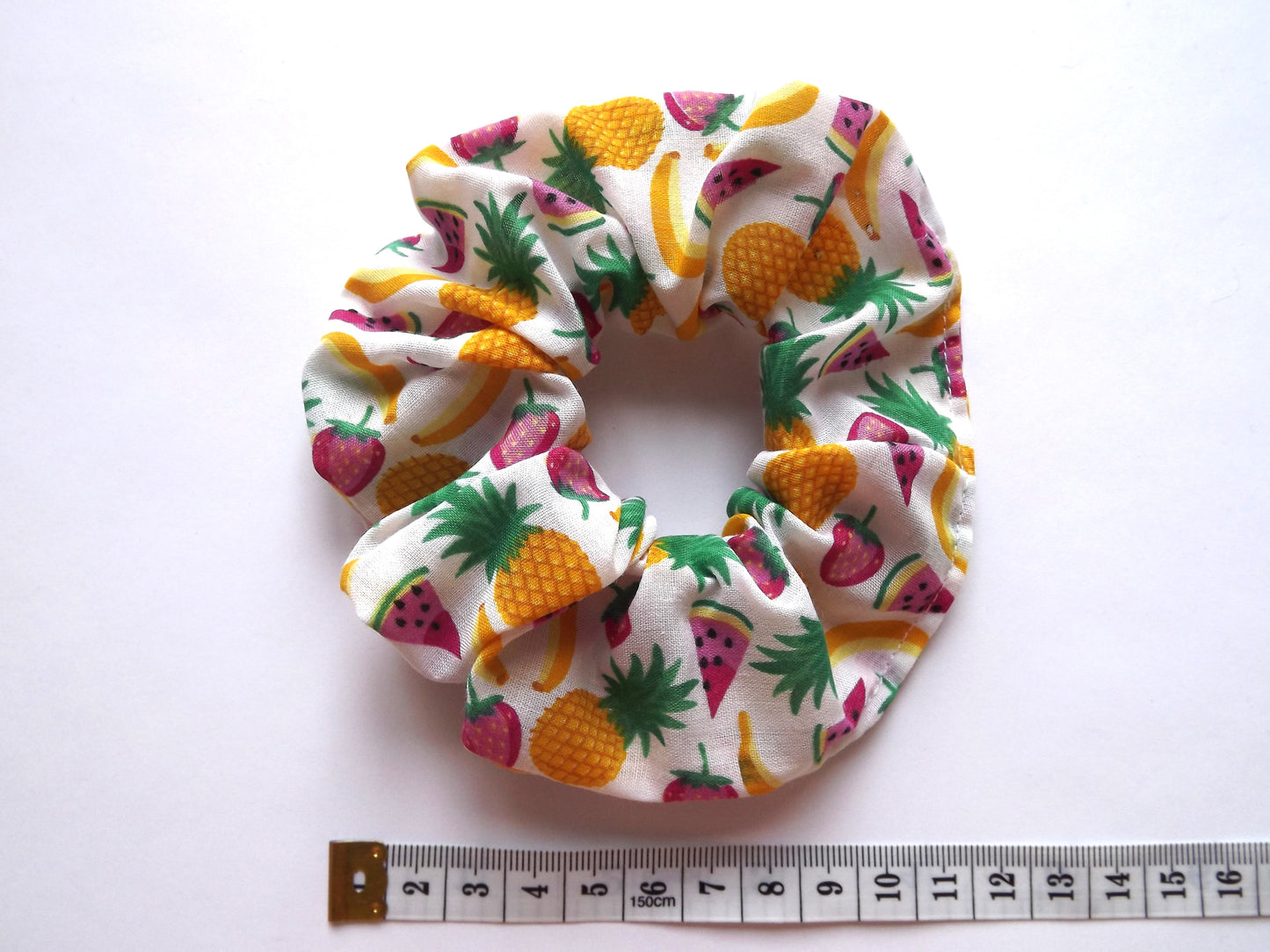 Tropical Fruit Hair Scrunchie