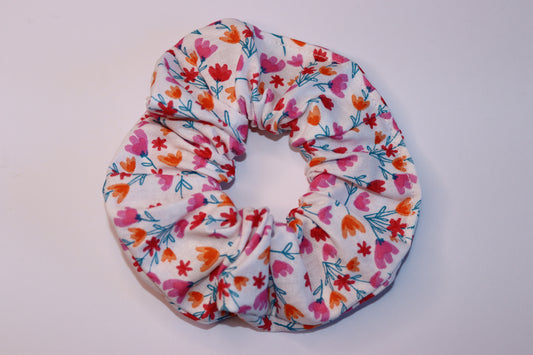 Tulip Floral Hair Scrunchie