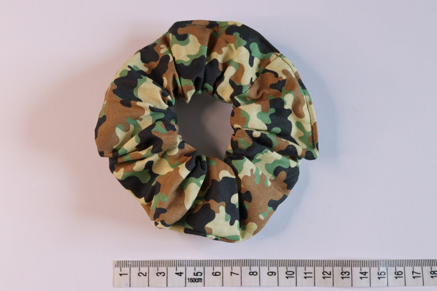 Woodland Camouflage Hair Scrunchie