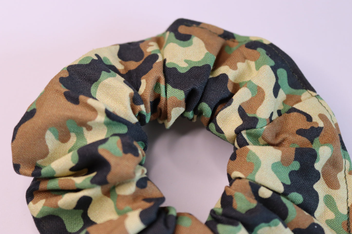 Woodland Camouflage Hair Scrunchie